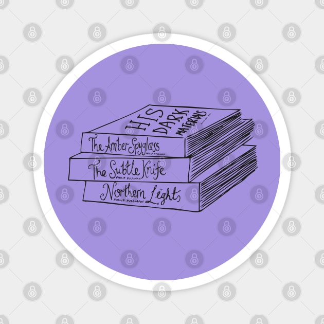 His Dark Materials Book Stack Magnet by louweasely